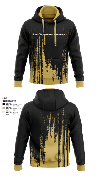 Hoodie, East Tennessee Valkyrie, , Teamtime, Team time, sublimation, custom sports apparel, team uniforms, spirit wear, spiritwear, sports uniforms, custom shirts, team store, custom team store, fundraiser sports, apparel fundraiser