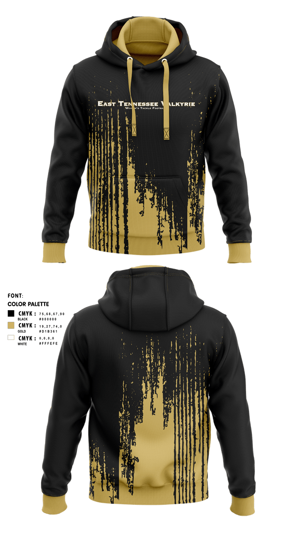 Hoodie, East Tennessee Valkyrie, , Teamtime, Team time, sublimation, custom sports apparel, team uniforms, spirit wear, spiritwear, sports uniforms, custom shirts, team store, custom team store, fundraiser sports, apparel fundraiser
