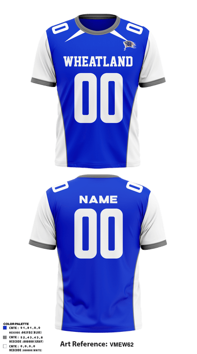 Wheatland youth football and cheer 53677637 Old School Cotton Feel Shirt - 10