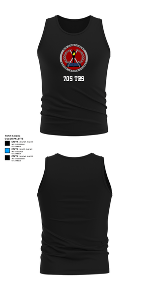 Tank Top, 705 TRS, Air Force, Teamtime, Team time, sublimation, custom sports apparel, team uniforms, spirit wear, spiritwear, sports uniforms, custom shirts, team store, custom team store, fundraiser sports, apparel fundraiser