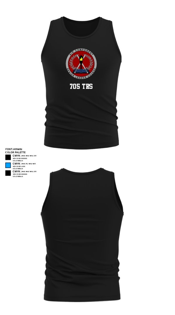 Tank Top, 705 TRS, Air Force, Teamtime, Team time, sublimation, custom sports apparel, team uniforms, spirit wear, spiritwear, sports uniforms, custom shirts, team store, custom team store, fundraiser sports, apparel fundraiser