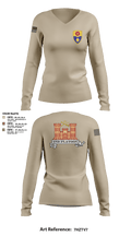 649 ENG CO649 ENG CO 61246639 Women's Long Sleeve V-neck Shirt - 4