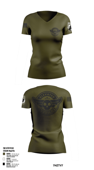 Womens Short Sleeve Vneck Shirt, Elevated Industries, , Teamtime, Team time, sublimation, custom sports apparel, team uniforms, spirit wear, spiritwear, sports uniforms, custom shirts, team store, custom team store, fundraiser sports, apparel fundraiser