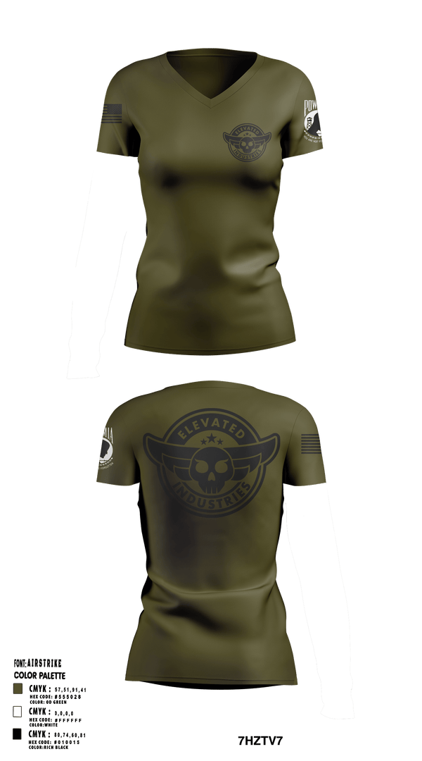 Womens Short Sleeve Vneck Shirt, Elevated Industries, , Teamtime, Team time, sublimation, custom sports apparel, team uniforms, spirit wear, spiritwear, sports uniforms, custom shirts, team store, custom team store, fundraiser sports, apparel fundraiser