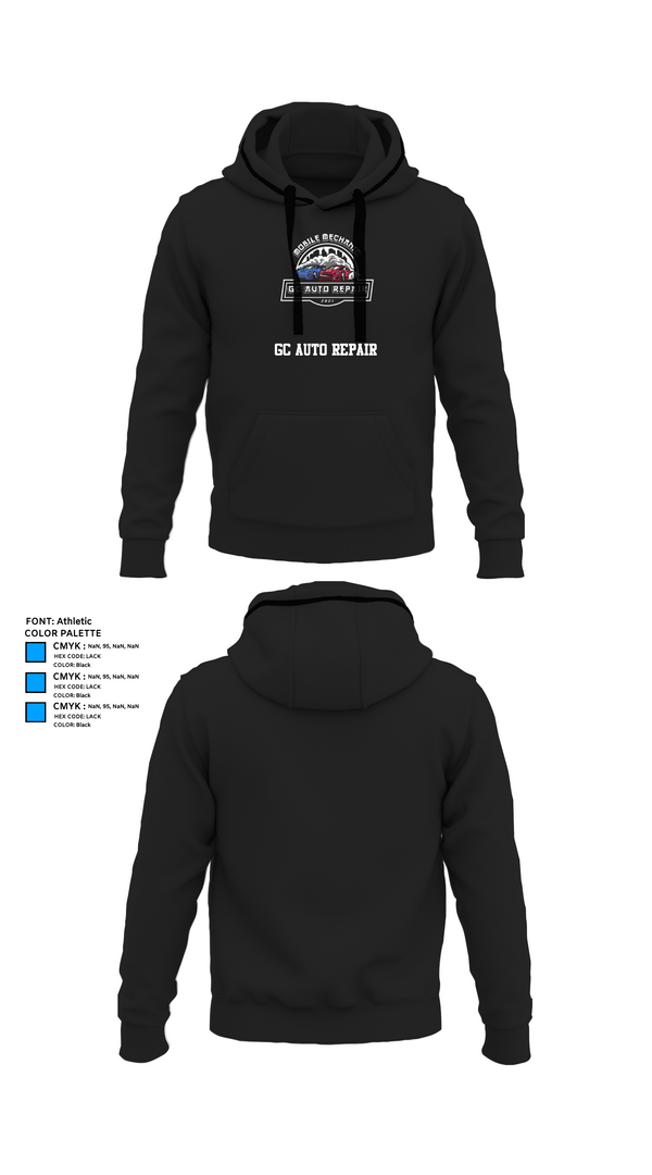 Hoodie, GC AUTO REPAIR, , Teamtime, Team time, sublimation, custom sports apparel, team uniforms, spirit wear, spiritwear, sports uniforms, custom shirts, team store, custom team store, fundraiser sports, apparel fundraiser