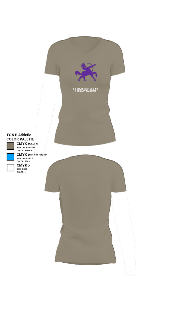 Womens Short Sleeve Vneck Shirt, Brooklyn Center High School Steam Soccer, Men's Soccer, Teamtime, Team time, sublimation, custom sports apparel, team uniforms, spirit wear, spiritwear, sports uniforms, custom shirts, team store, custom team store, fundraiser sports, apparel fundraiser
