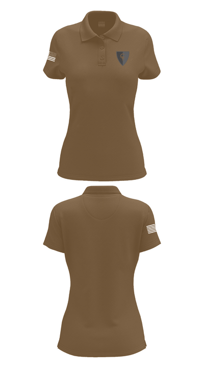 38th Infantry Division 60664231 Women's Short Sleeve Performance Polo  - 14