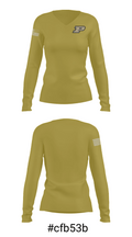 Purdue University Baseball 36887531 Women's Long Sleeve V-neck Shirt - 20