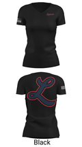 Louisville Legends Baseball 30344695 Women's Short Sleeve V-neck Shirt - 14