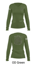 OZARK FIRE 56967541 Women's Long Sleeve V-neck Shirt - 57