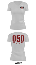 West Oso High School Cheer 34126065 Women's Short Sleeve V-neck Shirt - 19