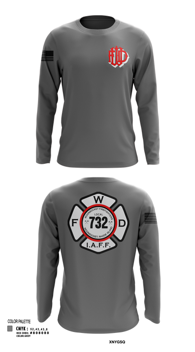 Woonsocket 46977147 Long Sleeve Performance Shirt 127