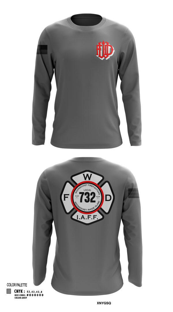 Long Sleeve Performance Shirt, Woonsocket, Fire Department, Teamtime, Team time, sublimation, custom sports apparel, team uniforms, spirit wear, spiritwear, sports uniforms, custom shirts, team store, custom team store, fundraiser sports, apparel fundraiser