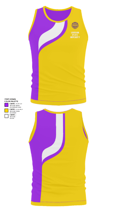Louisiana State University 82713669 Tank Top - 35