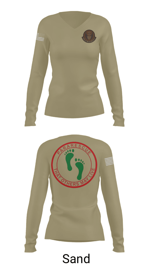 Women's Long Sleeve Vneck Shirt, 22 STS, Air Force, Teamtime, Team time, sublimation, custom sports apparel, team uniforms, spirit wear, spiritwear, sports uniforms, custom shirts, team store, custom team store, fundraiser sports, apparel fundraiser