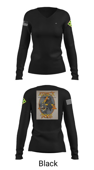 Women's Long Sleeve Vneck Shirt, B Co 404th ASB, Army, Teamtime, Team time, sublimation, custom sports apparel, team uniforms, spirit wear, spiritwear, sports uniforms, custom shirts, team store, custom team store, fundraiser sports, apparel fundraiser