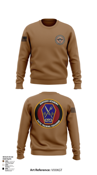 Crew Neck Sweatshirt, 345 TRS, Air Force, Teamtime, Team time, sublimation, custom sports apparel, team uniforms, spirit wear, spiritwear, sports uniforms, custom shirts, team store, custom team store, fundraiser sports, apparel fundraiser