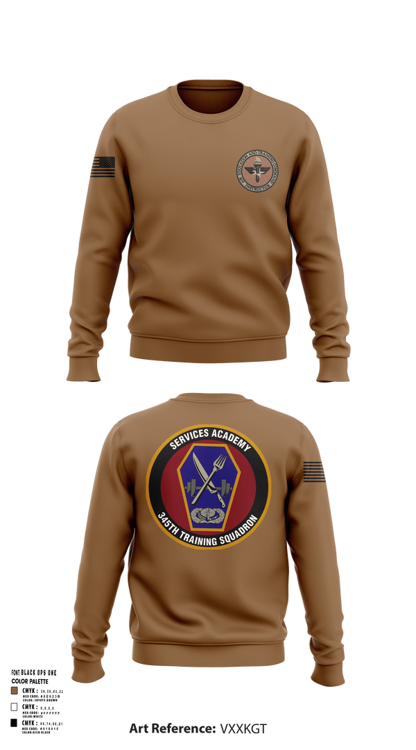 Crew Neck Sweatshirt, 345 TRS, Air Force, Teamtime, Team time, sublimation, custom sports apparel, team uniforms, spirit wear, spiritwear, sports uniforms, custom shirts, team store, custom team store, fundraiser sports, apparel fundraiser