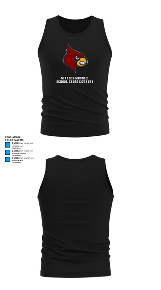 Tank Top, Winlock Middle School Cross Country, Cross Country, Teamtime, Team time, sublimation, custom sports apparel, team uniforms, spirit wear, spiritwear, sports uniforms, custom shirts, team store, custom team store, fundraiser sports, apparel fundraiser