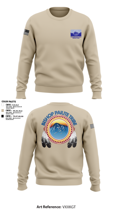 Bishop Paiute EMO/ Hazardous Fiels Reduction 49408789 Crew Neck Sweatshirt - 1