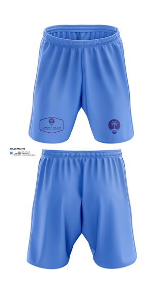 Athletic Shorts With Pockets, Lucky Palm Lighting, , Teamtime, Team time, sublimation, custom sports apparel, team uniforms, spirit wear, spiritwear, sports uniforms, custom shirts, team store, custom team store, fundraiser sports, apparel fundraiser