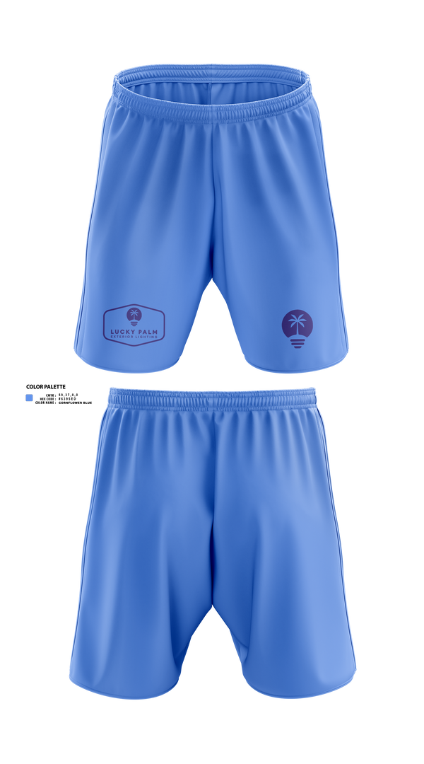 Athletic Shorts With Pockets, Lucky Palm Lighting, , Teamtime, Team time, sublimation, custom sports apparel, team uniforms, spirit wear, spiritwear, sports uniforms, custom shirts, team store, custom team store, fundraiser sports, apparel fundraiser