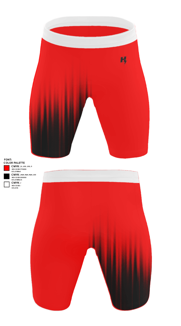 Men's Compression Shorts, Hilliard Middle-Senior High School, Spirit Store, Teamtime, Team time, sublimation, custom sports apparel, team uniforms, spirit wear, spiritwear, sports uniforms, custom shirts, team store, custom team store, fundraiser sports, apparel fundraiser