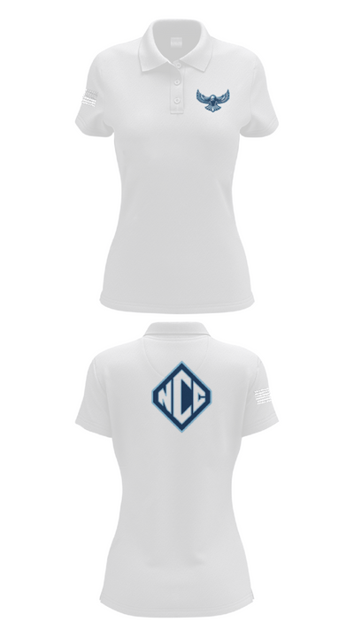 North Cobb Christian School Cheer 71060723 Women's Short Sleeve Performance Polo  - 17