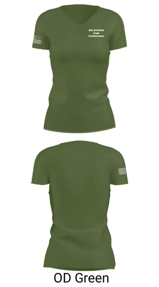 Womens Short Sleeve Vneck Shirt, 492 SOTRSS Peak Performance, Air Force, Teamtime, Team time, sublimation, custom sports apparel, team uniforms, spirit wear, spiritwear, sports uniforms, custom shirts, team store, custom team store, fundraiser sports, apparel fundraiser