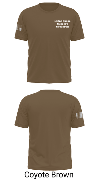 Short Sleeve Performance Shirt, 122nd Force Support Squadron, Air Force, Teamtime, Team time, sublimation, custom sports apparel, team uniforms, spirit wear, spiritwear, sports uniforms, custom shirts, team store, custom team store, fundraiser sports, apparel fundraiser