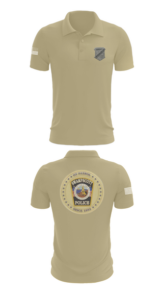 Short Sleeve Performance Polo, Swampscott Police, Police, Teamtime, Team time, sublimation, custom sports apparel, team uniforms, spirit wear, spiritwear, sports uniforms, custom shirts, team store, custom team store, fundraiser sports, apparel fundraiser