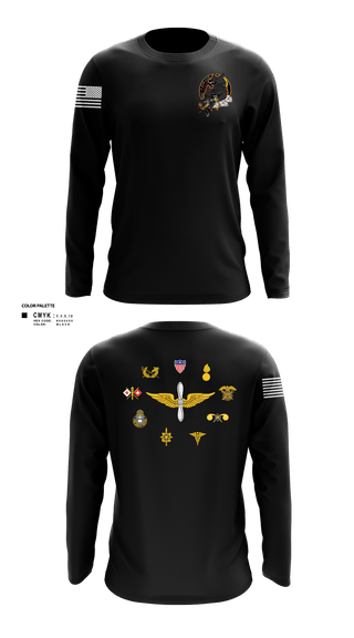 Long Sleeve Performance Shirt, HHC/1-214 GSAB       Hellhounds, Army, Teamtime, Team time, sublimation, custom sports apparel, team uniforms, spirit wear, spiritwear, sports uniforms, custom shirts, team store, custom team store, fundraiser sports, apparel fundraiser