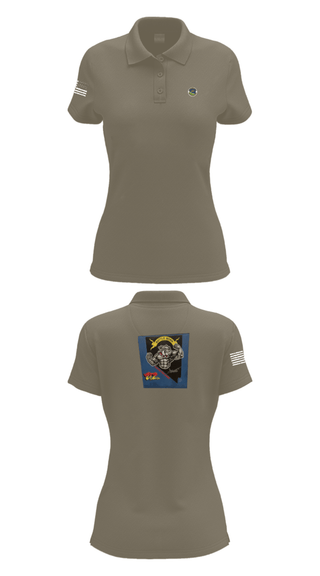 Women's Short Sleeve Performance Polo, 152 Port Dawgs, Air Force, Teamtime, Team time, sublimation, custom sports apparel, team uniforms, spirit wear, spiritwear, sports uniforms, custom shirts, team store, custom team store, fundraiser sports, apparel fundraiser