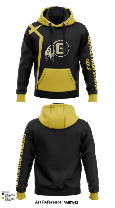 Gaffney High School Golf 40140863 Hoodie - 122