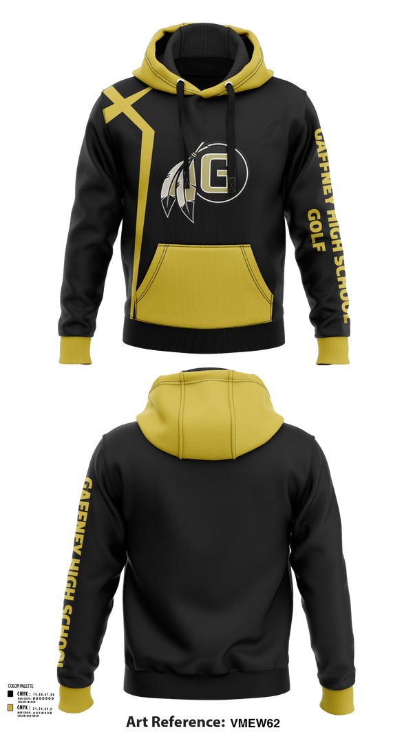 Hoodie, Gaffney High School Golf, Golf, Teamtime, Team time, sublimation, custom sports apparel, team uniforms, spirit wear, spiritwear, sports uniforms, custom shirts, team store, custom team store, fundraiser sports, apparel fundraiser