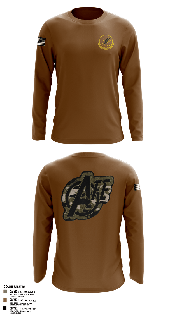 Long Sleeve Performance Shirt, 509 OSS, Air Force, Teamtime, Team time, sublimation, custom sports apparel, team uniforms, spirit wear, spiritwear, sports uniforms, custom shirts, team store, custom team store, fundraiser sports, apparel fundraiser