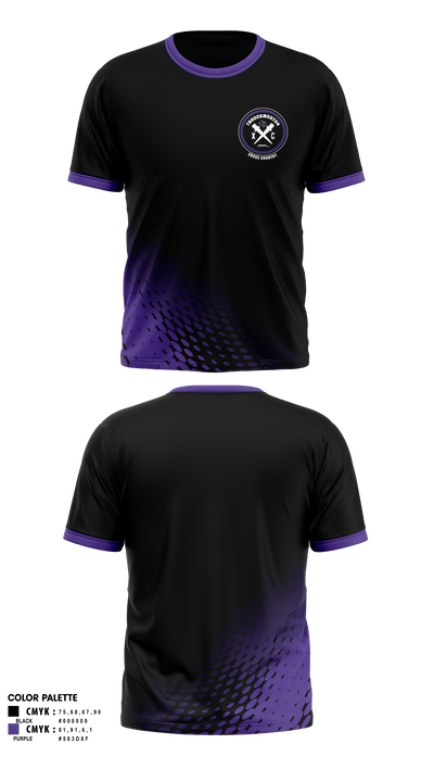 Throckmorton High School Cross Country 29705170 Short Sleeve Performance Shirt - 1