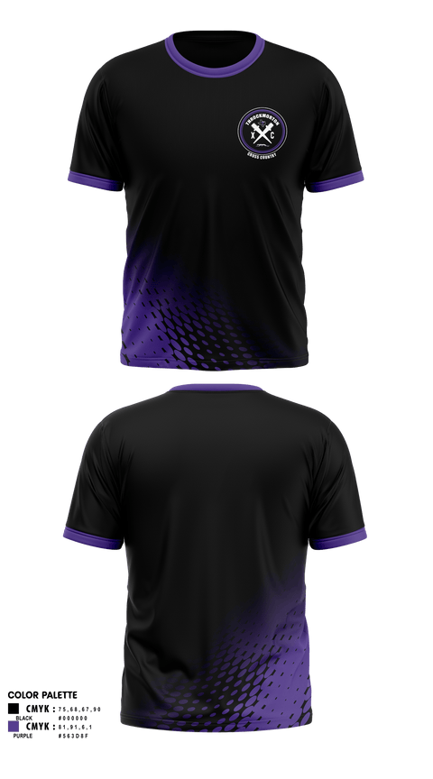 Short Sleeve Performance Shirt, Throckmorton High School Track and Field, Track & Field, Teamtime, Team time, sublimation, custom sports apparel, team uniforms, spirit wear, spiritwear, sports uniforms, custom shirts, team store, custom team store, fundraiser sports, apparel fundraiser