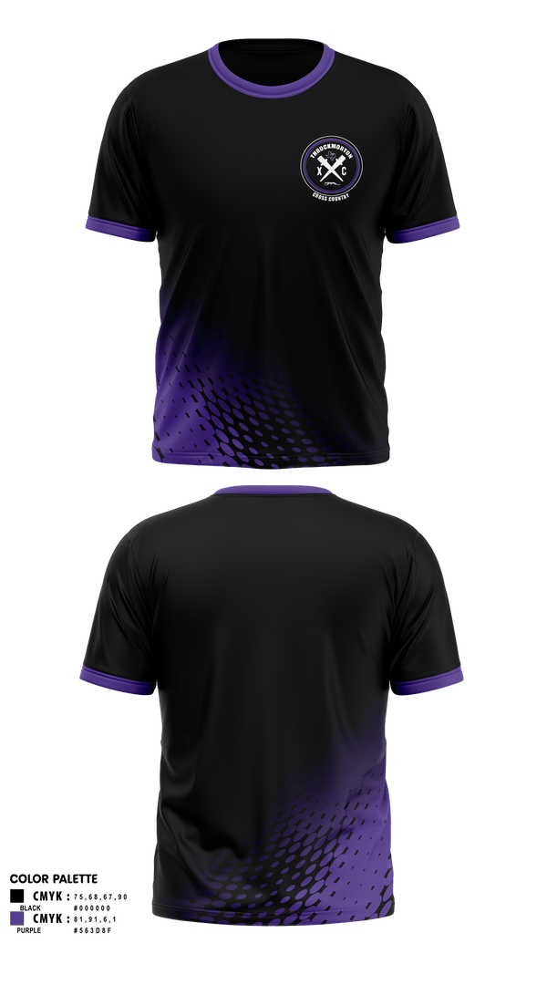 Short Sleeve Performance Shirt, Throckmorton High School Track and Field, Track & Field, Teamtime, Team time, sublimation, custom sports apparel, team uniforms, spirit wear, spiritwear, sports uniforms, custom shirts, team store, custom team store, fundraiser sports, apparel fundraiser