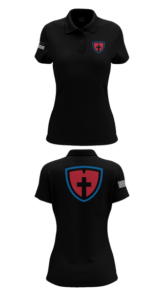 Womens Short Sleeve Performance Polo, Open Door Christian Schools, , Teamtime, Team time, sublimation, custom sports apparel, team uniforms, spirit wear, spiritwear, sports uniforms, custom shirts, team store, custom team store, fundraiser sports, apparel fundraiser