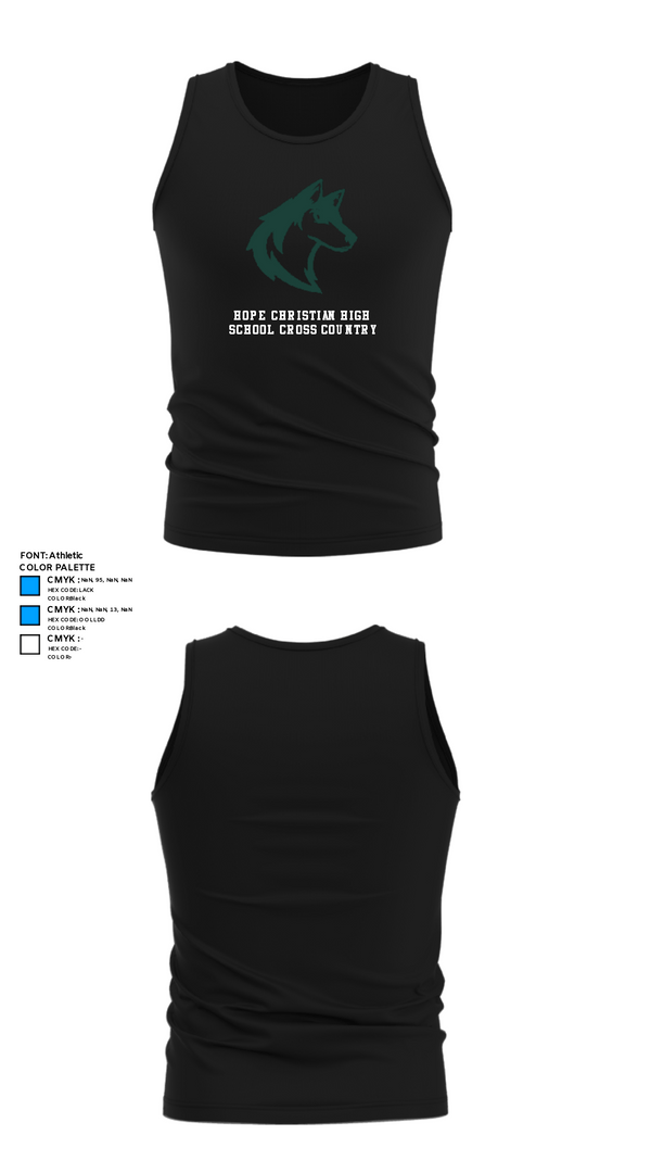 Tank Top, Hope Christian High School Cross Country, Cross Country, Teamtime, Team time, sublimation, custom sports apparel, team uniforms, spirit wear, spiritwear, sports uniforms, custom shirts, team store, custom team store, fundraiser sports, apparel fundraiser