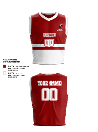 Mens Basketball Jersey, Cobden High School Basketball, Men's Basketball, Teamtime, Team time, sublimation, custom sports apparel, team uniforms, spirit wear, spiritwear, sports uniforms, custom shirts, team store, custom team store, fundraiser sports, apparel fundraiser