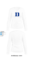 De Ridder High School Softball 28991154 Women's Long Sleeve V-neck Shirt - 15