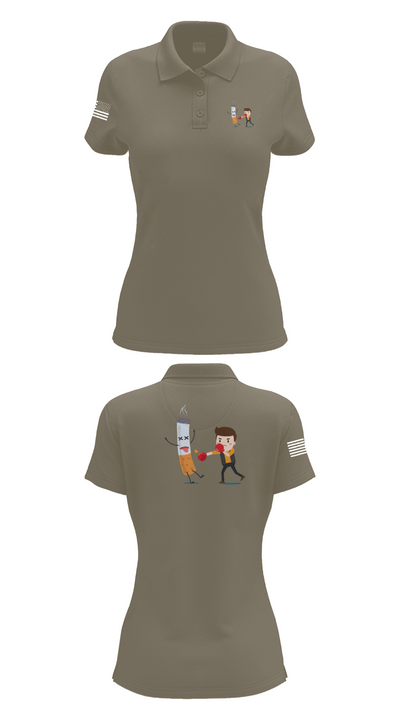 La droga niños 95132385 Women's Short Sleeve Performance Polo  - 71