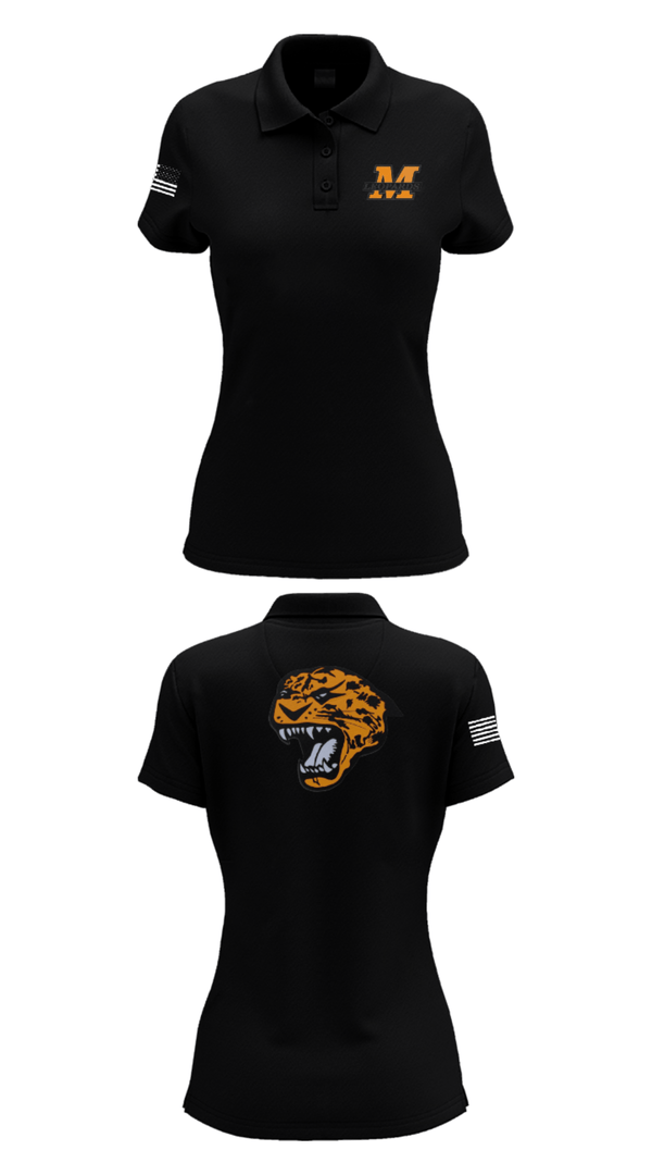 Women's Short Sleeve Performance Polo, Malvern High School Volleyball, Women's Volleyball, Teamtime, Team time, sublimation, custom sports apparel, team uniforms, spirit wear, spiritwear, sports uniforms, custom shirts, team store, custom team store, fundraiser sports, apparel fundraiser