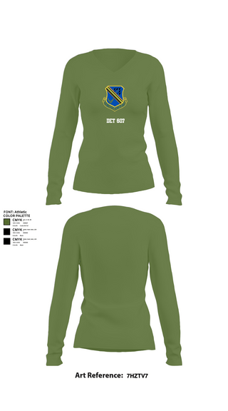 Womens Long Sleeve Vneck Shirt, Det 607, , Teamtime, Team time, sublimation, custom sports apparel, team uniforms, spirit wear, spiritwear, sports uniforms, custom shirts, team store, custom team store, fundraiser sports, apparel fundraiser