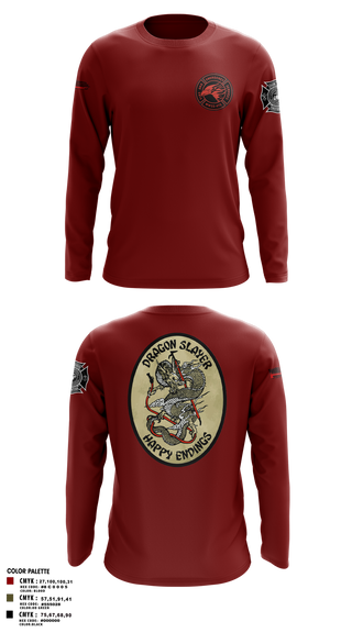 Long Sleeve Performance Shirt, Marine Wing Support Squadron 473, Marines, Teamtime, Team time, sublimation, custom sports apparel, team uniforms, spirit wear, spiritwear, sports uniforms, custom shirts, team store, custom team store, fundraiser sports, apparel fundraiser