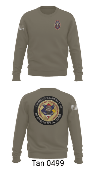 Crew Neck Sweatshirt, 7th CST, Army, Teamtime, Team time, sublimation, custom sports apparel, team uniforms, spirit wear, spiritwear, sports uniforms, custom shirts, team store, custom team store, fundraiser sports, apparel fundraiser