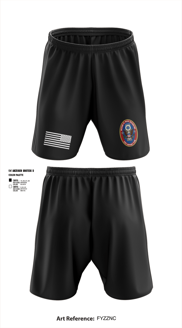 Athletic Shorts With Pockets, 95th WMD CST, National Guard, Teamtime, Team time, sublimation, custom sports apparel, team uniforms, spirit wear, spiritwear, sports uniforms, custom shirts, team store, custom team store, fundraiser sports, apparel fundraiser
