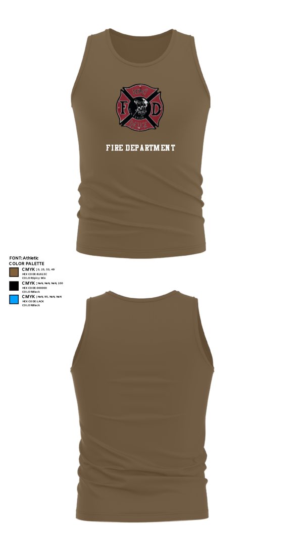 Tank Top, 386th ECES/CEF, Fire Department, Teamtime, Team time, sublimation, custom sports apparel, team uniforms, spirit wear, spiritwear, sports uniforms, custom shirts, team store, custom team store, fundraiser sports, apparel fundraiser